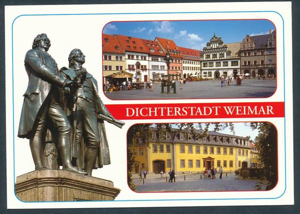 Goethe-Schiller-Denkmal  in Weimar